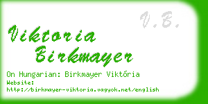 viktoria birkmayer business card
